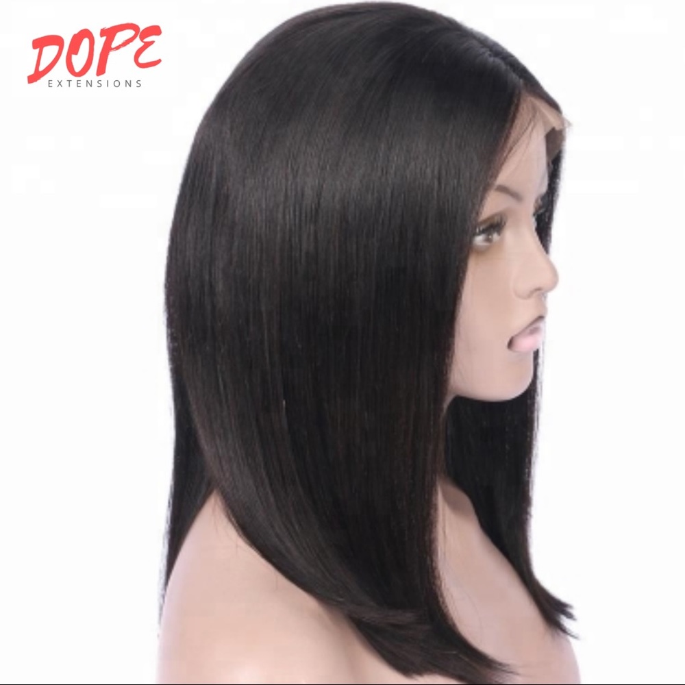 12”free part wig